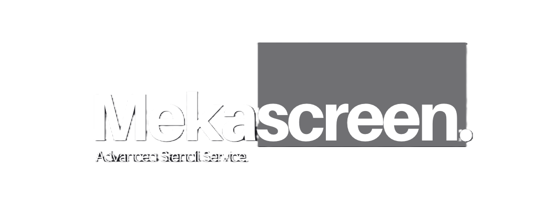 MekaScreen logo for professional screen printing frames